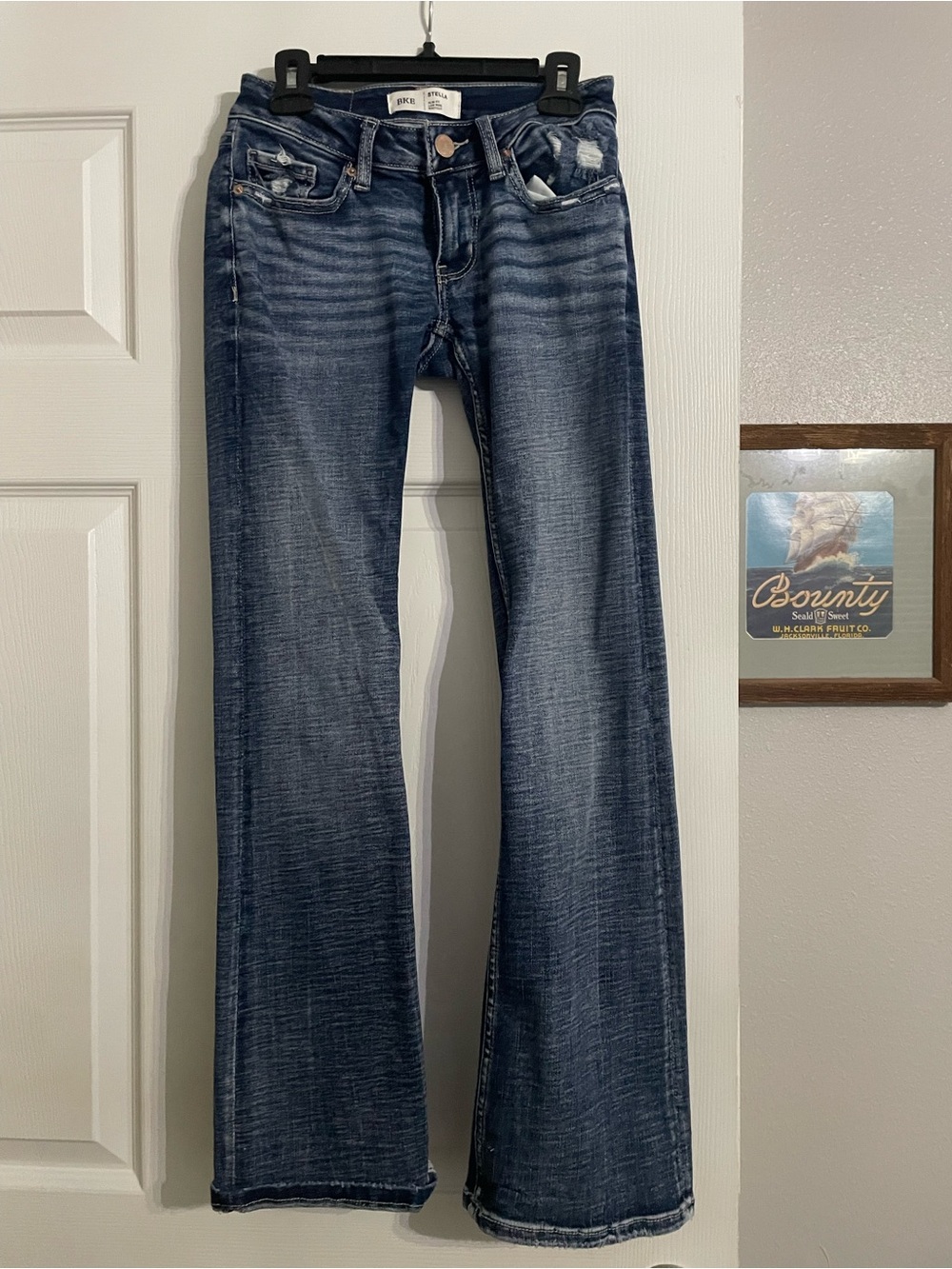 BKE Stella Dark Blue Bootcut Jeans